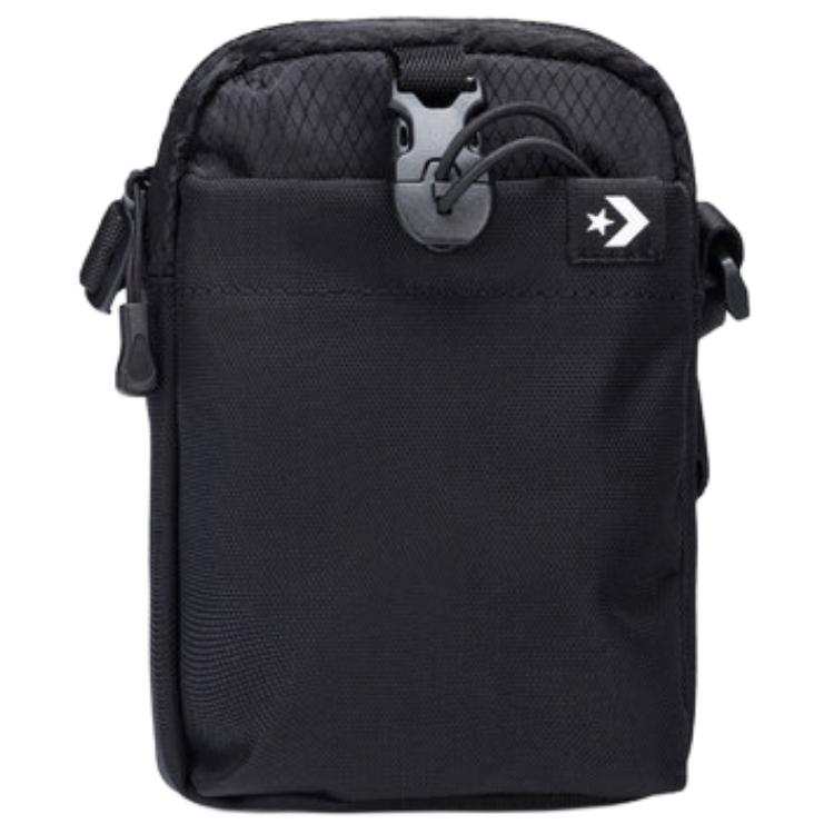 Converse Fashion Trend Nylon Shoulder Bag, Crossbody Bag Regular Unisex Black