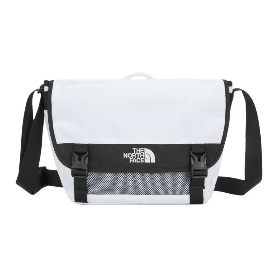 THE NORTH FACE 9L One Shoulder Crossbody Outdoor Bag Polyester White & Black Unisex