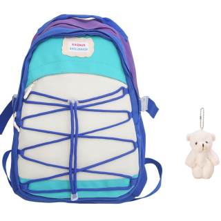 Villelon Plush Backpack Unisex Multicolor