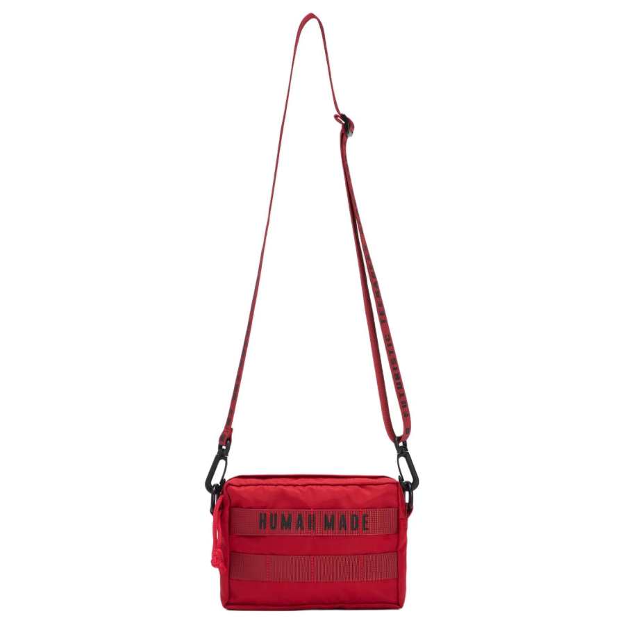 HUMAN MADE Nylon Shoulder Bag, Crossbody Bag Men's Red