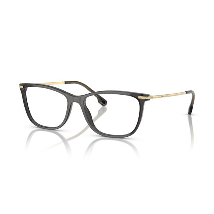 VERSACE VERSACE Metal Acetate Rectangular Eyeglass Frames Women's Black