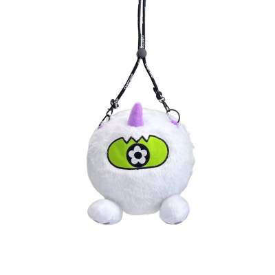 Vandy The Pink CANOTWAIT Collaboration Plush Crossbody Bag Regular Unisex White