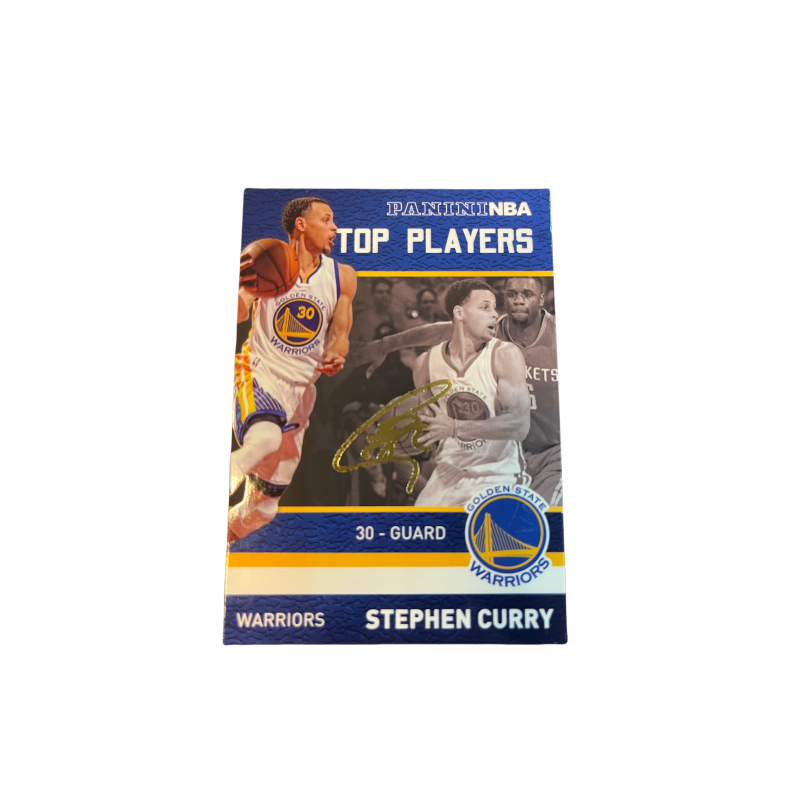 PANINI Golden State Warriors, Stephen Curry Player Card, Autograph, Card Collection Pass Sports Cards 1 Pc