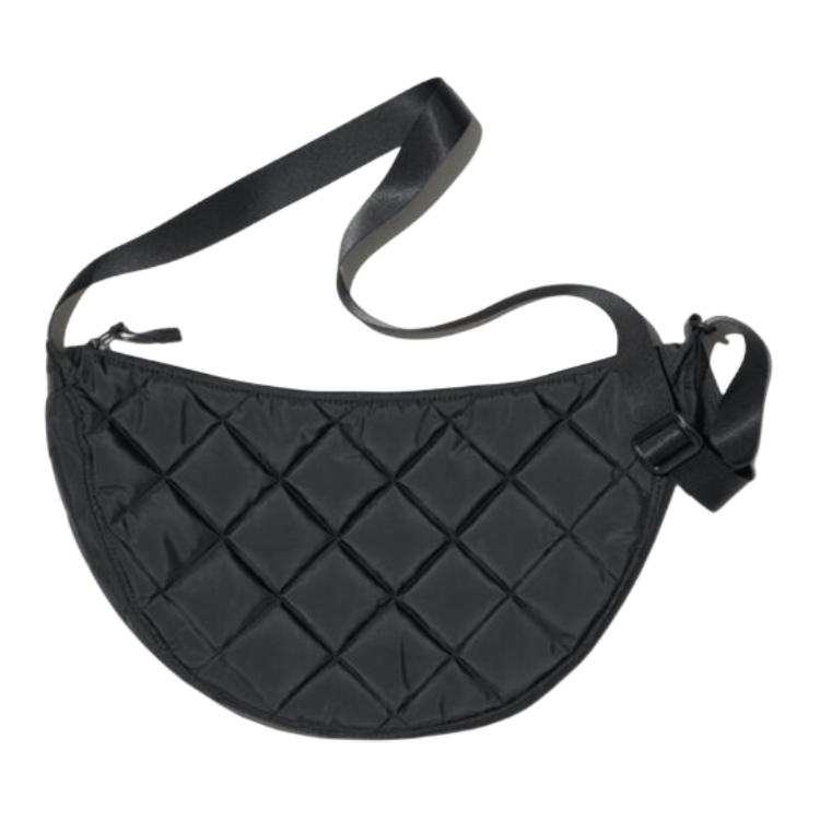 UNIQLO Polyester Shoulder Bag, Crossbody Bag Women's Black