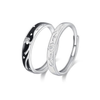Lady Go Sterling Silver Rings Unisex