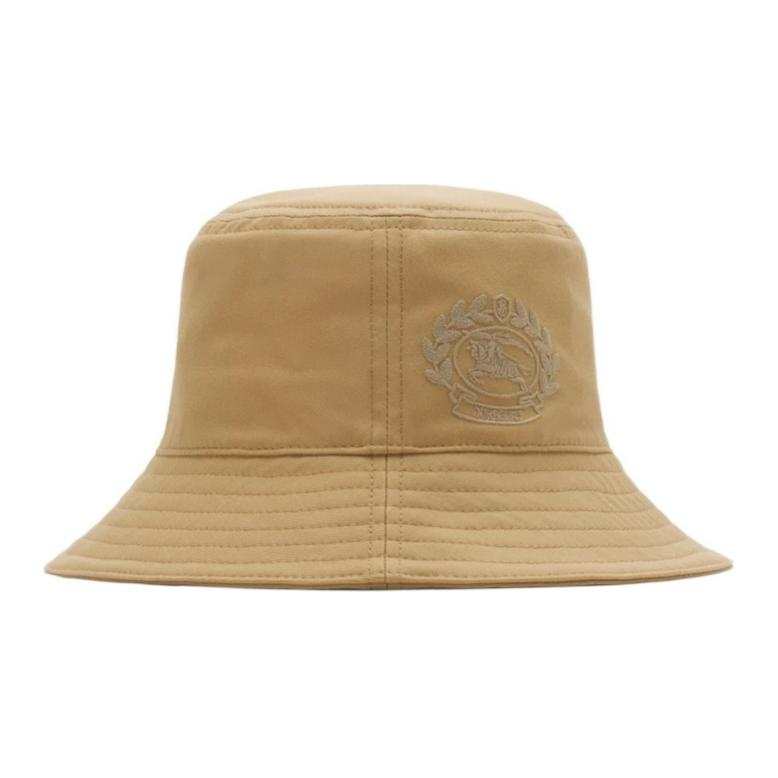 Burberry Brand Logo Cotton Bucket Hats Unisex Linen