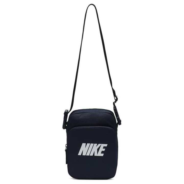 Nike Nike Heritage Polyester Shoulder Bag, Crossbody Bag Regular Men's Marine Blue