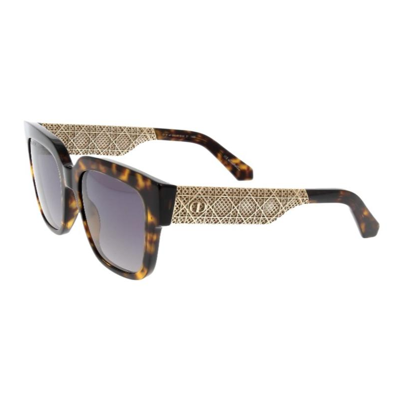 DIOR DIOR Acetate Butterfly Sunglasses Women's Brown
