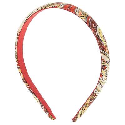 ETRO Fabric Headbands Women's Red