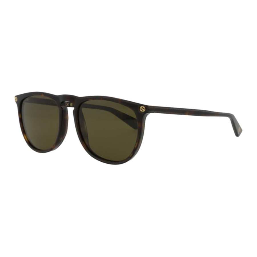 GUCCI GUCCI Oval Sunglasses Men's Tortoiseshell