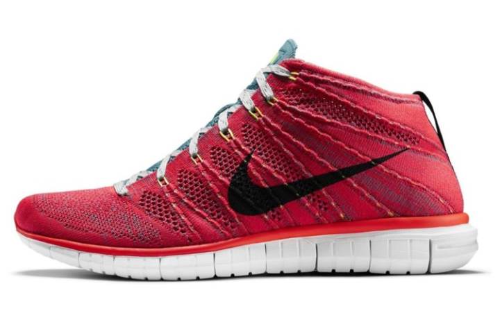 Nike Nike Free Flyknit Chukka Bright Crimson