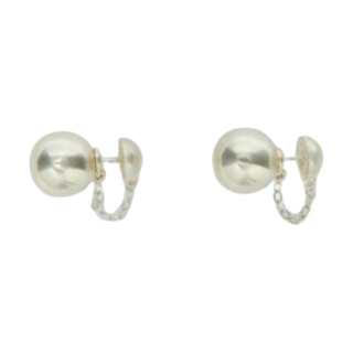 JIL SANDER Earrings Women's Silver