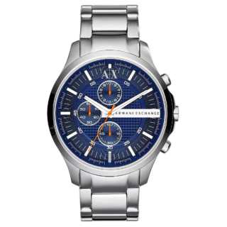 ARMANI EXCHANGEAE Wrist Watches Quartz Movement Stainless Steel Strap 46mm Blue Dial Men's Watches