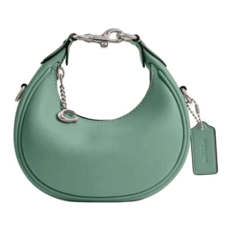 COACH JONIE Cow Leather Crescent Bag, Shoulder Bag, Crossbody Bag, Handbag Mini Women's Sea Blue