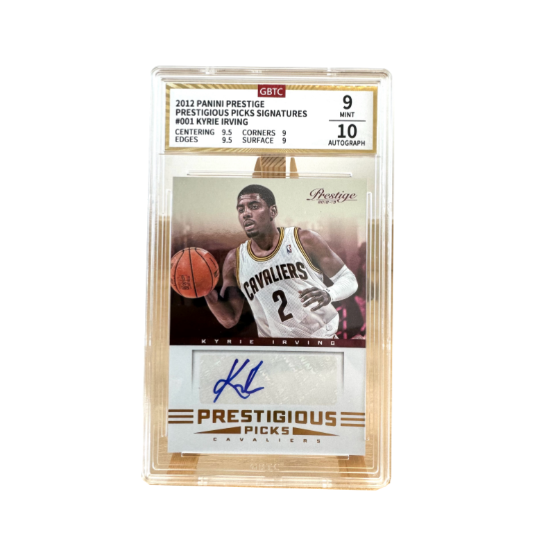 PANINI 2012 Irving, Knight, Most Prestigious Draft, Number One Pick, Autographed Card GBTC Graded Cards 1 Pc