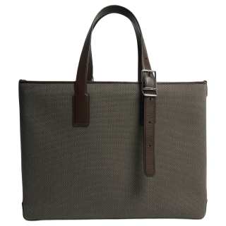Dunhill Cotton Cashmere Handbag Men's Black Walnut