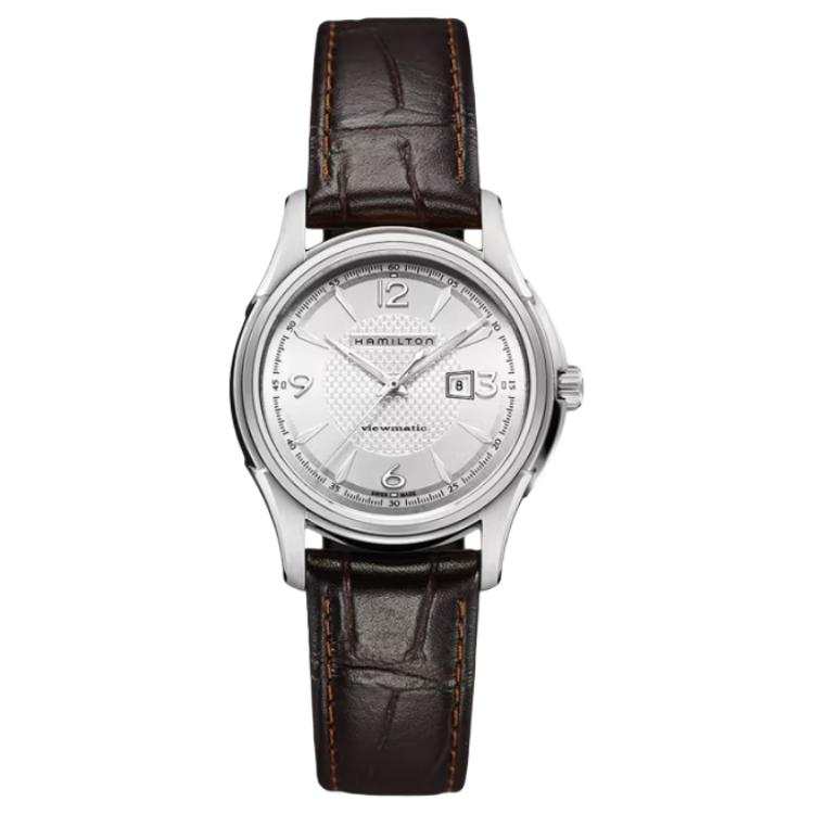 Hamilton HAMILTON Jazz Master Collection Automatic Mechanical Movement 50m Waterproof Unisex Watch 34mm Silver Dial