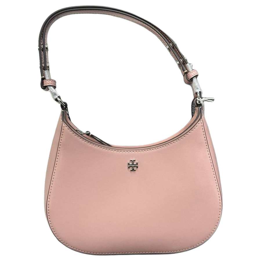TORY BURCH Emerson Patent Leather Handbag, Shoulder Bag Small Women's Clay Pink