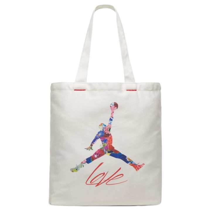 Jordan Jordan Cotton Tote Bag, Shopping Bag, Handbag, Shoulder Bag Regular Men's Ecru