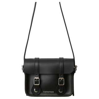 Dr.Martens Smooth Leather Crossbody Bag, Shoulder Bag Mini Unisex Black