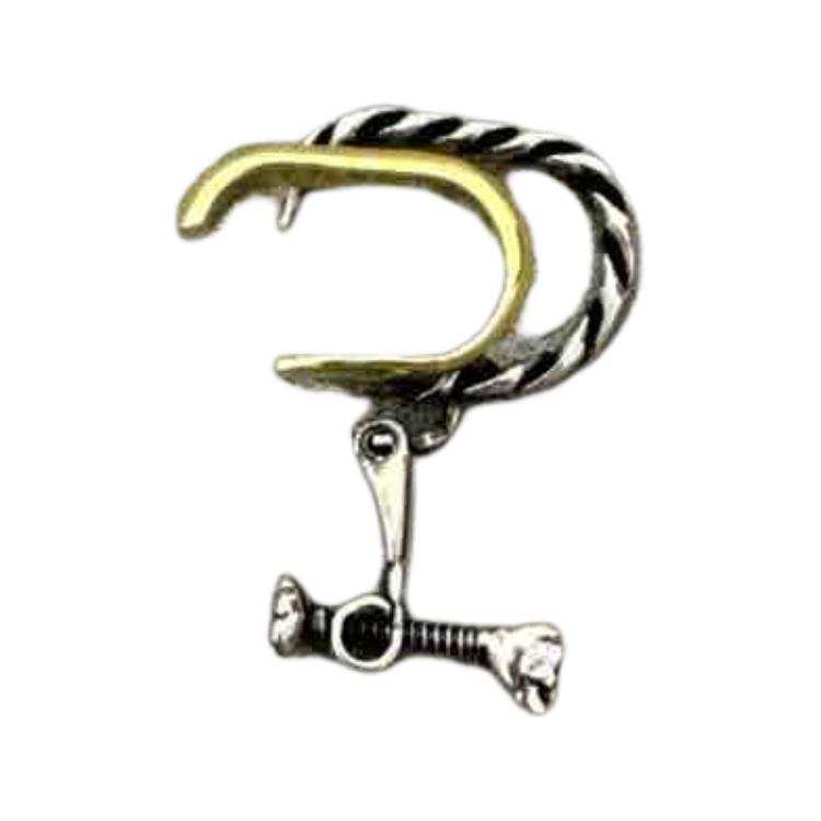Alexander McQueen Alexander McQueen Earrings Men's Gold/Silver