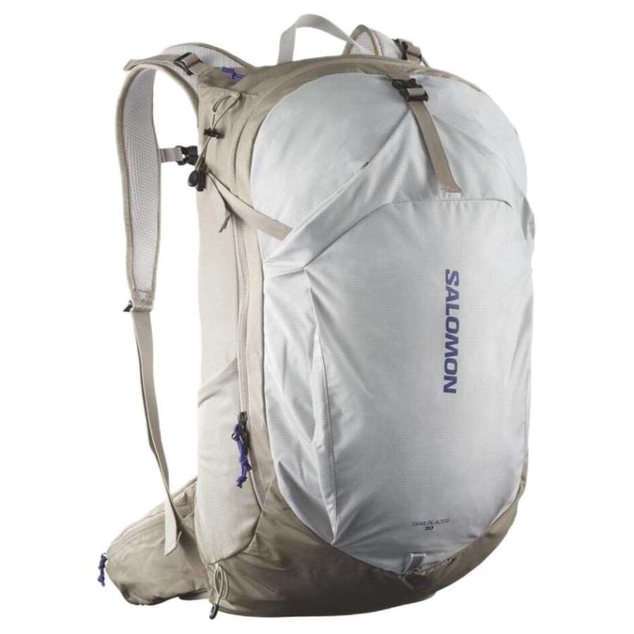SALOMON 30L Backpack Outdoor Bag Polyester Glacier Gray Unisex