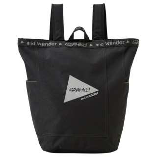And Wander X Gramicci Collaboration 22L Backpacks Polyester Black Unisex