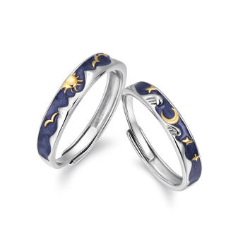 VAN GOGH 925 Sterling Silver Rings Unisex