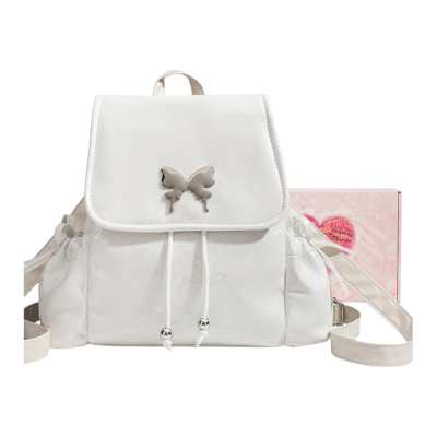DCLOUD Pu Backpack Women's White