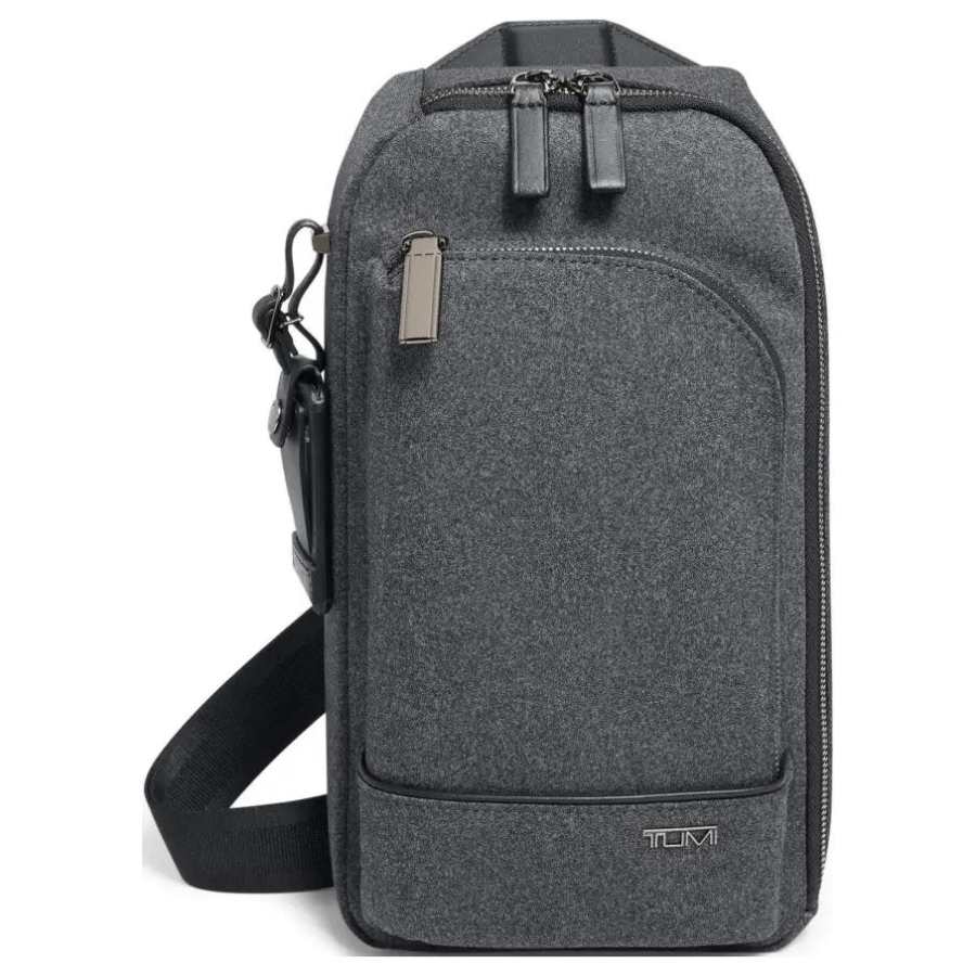 TUMI TUMI Nylon Sling Bag Men's Dark Carbon