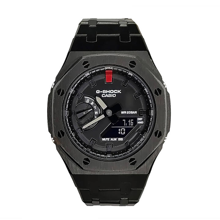 CASIO CASIO Men Liquid Crystal/Analog Dual Display Series 44mm Black Watch