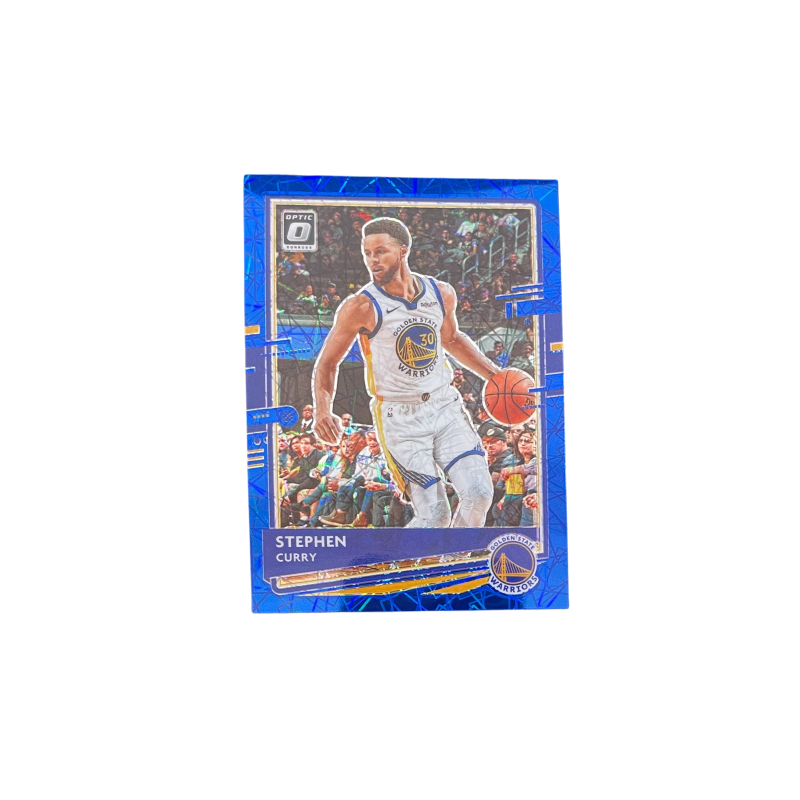 PANINI PANINI Player Cards, Card Product Access OPTIC Warriors, Stephen Curry, Refringence, Blue Parallel, Teca Sports Cards
