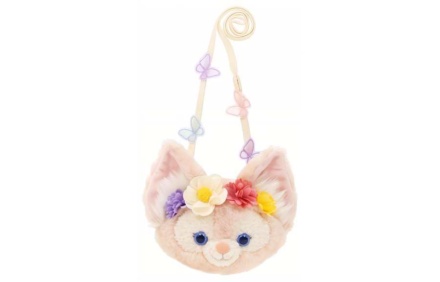Disney Plush Small Face Bag, Coin Purse, Crossbody Bag Regular Women's Pink