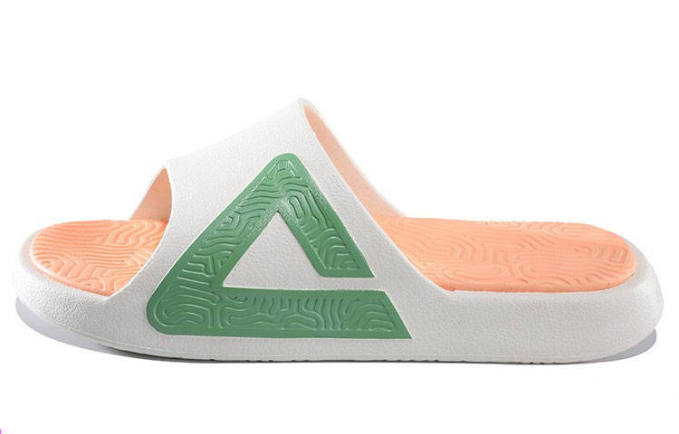 PEAK Statistic Sandals Slip Resistant Slip Resistant Slide Slippers Men's White Green