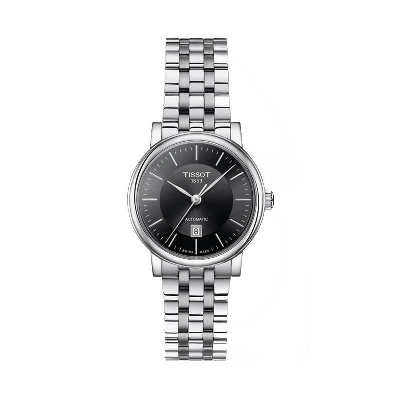 TISSOT Kason Zen I Collection Mechanical Movement 50m Waterproof Women's Watch 30mm Black Dial