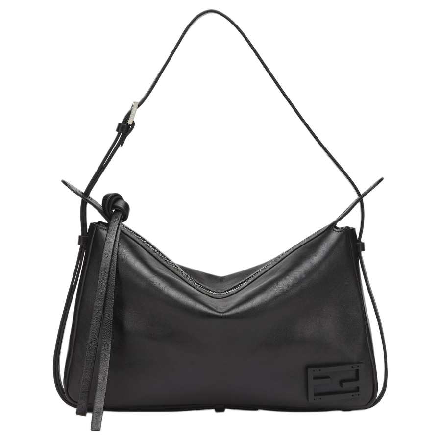 FENDI Leather Handbag, Shoulder Bag Women's Black