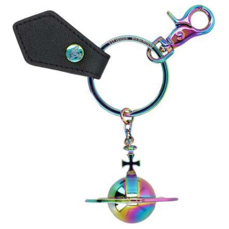Vivienne Westwood 3D Orb Iridescent Keyring
