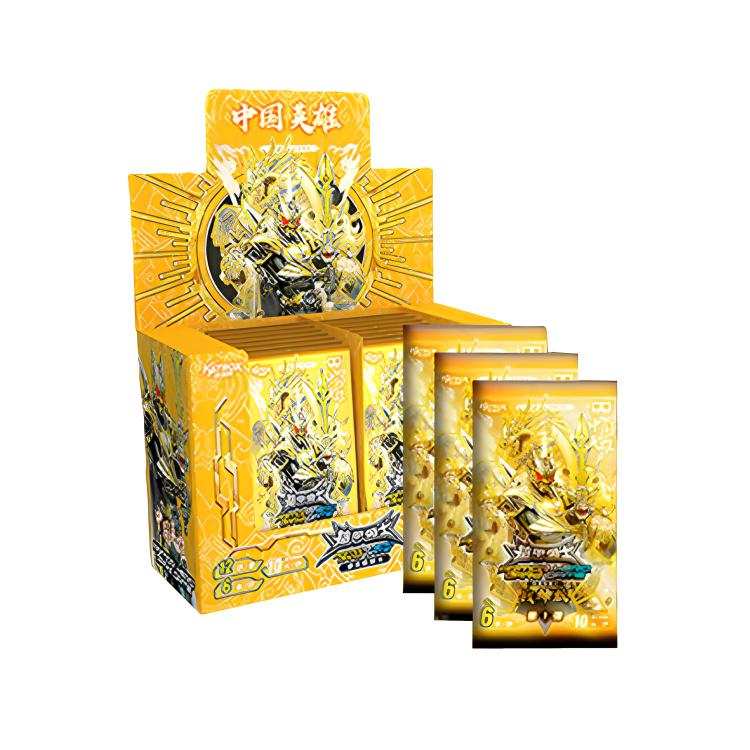 AULDEY China Hero Armor Hero, God Of War Edition, First Batch Competitive Collectible Card Accessories 12 Bags/Box