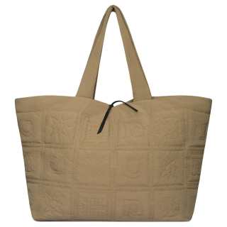 NANUSHKA Recycled Nylon Tote Bag, Shopping Bag, Shoulder Bag, Handbag Unisex Khaki