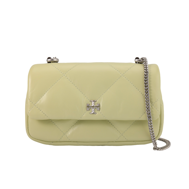 TORY BURCH Kira Cow Leather Crossbody Bag, Shoulder Bag Mini Women's Pear Green