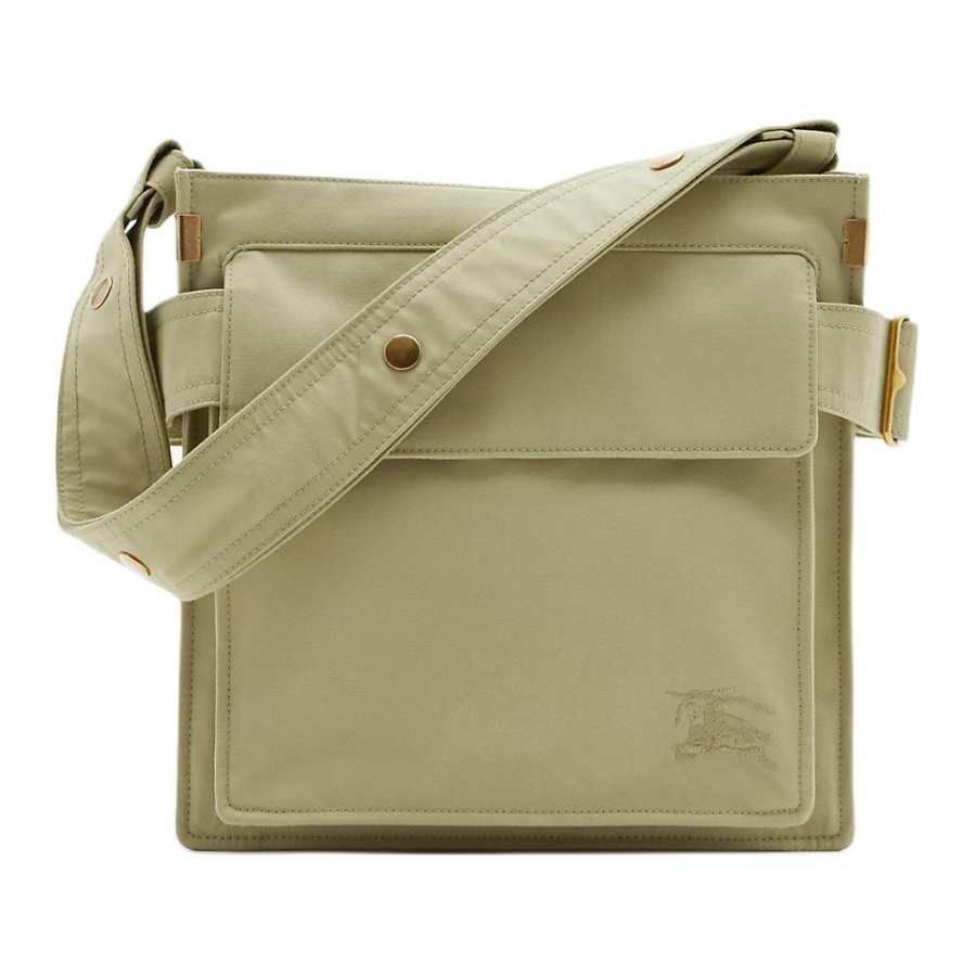 Burberry Trench Cotton Blend Polyester Shoulder Bag, Crossbody Bag Small Men's Light Beige