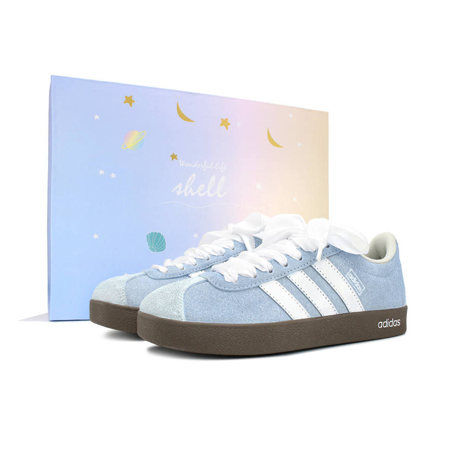 Adidas Adidas VL COURT 2.0 Low top Skateboard Shoes Unisex Blue White