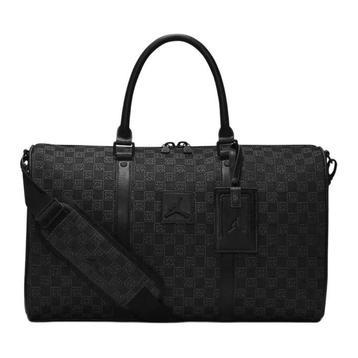 Jordan Jordan Monogram Polyester Travel Bag Unisex Black