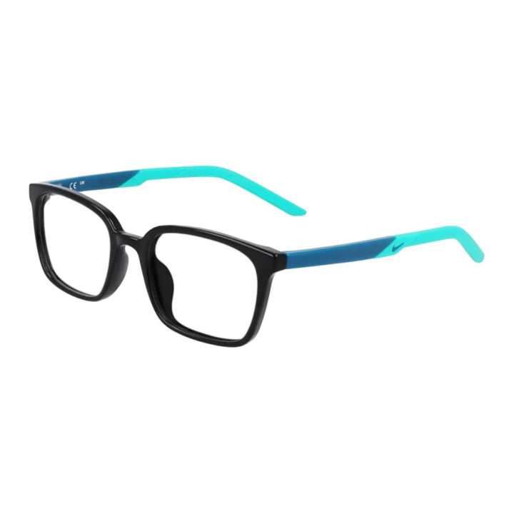 Nike Nike Acetate Rectangular Eyeglass Frames Unisex Blue