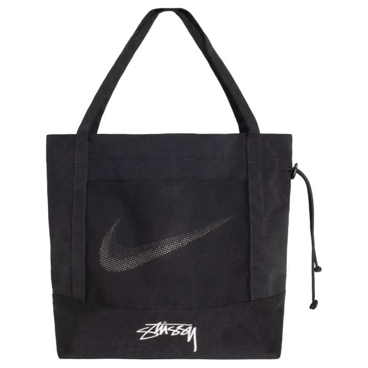 Nike Nike X Stussy Cotton Regular Tote Bag Handbag Unisex Black