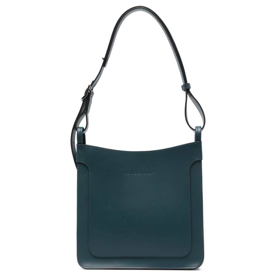Longchamp small Le Foulonné leather shoulder bag