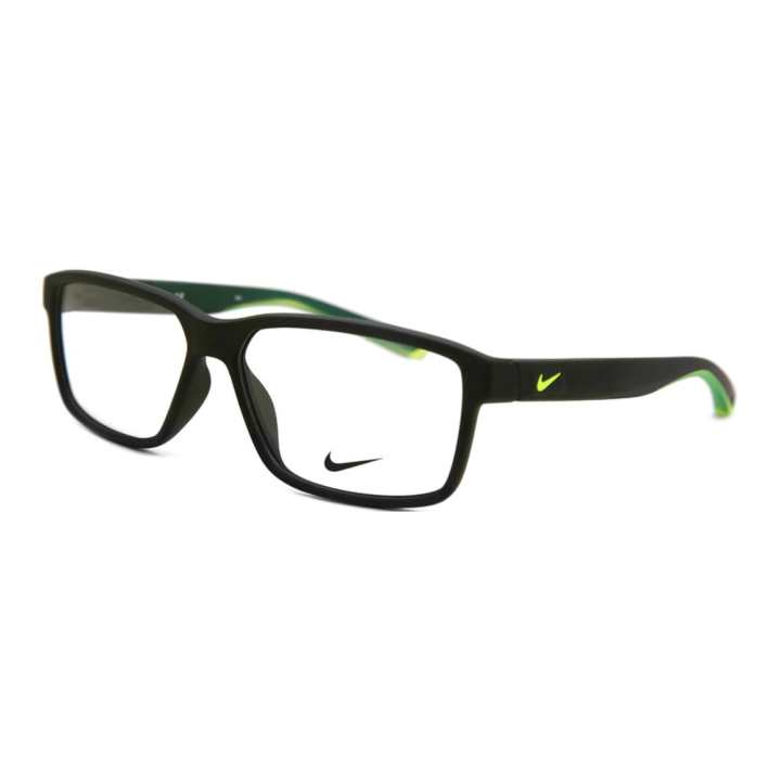 Nike Nike Acetate Rectangular Eyeglass Frames Men's Black