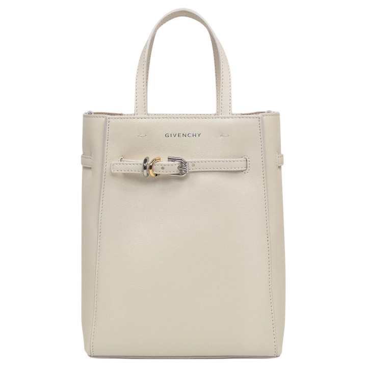 Givenchy GIVENCHY Voyou Calfskin Tote Bag, Shopping Bag, Handbag Mini Women's Ivory
