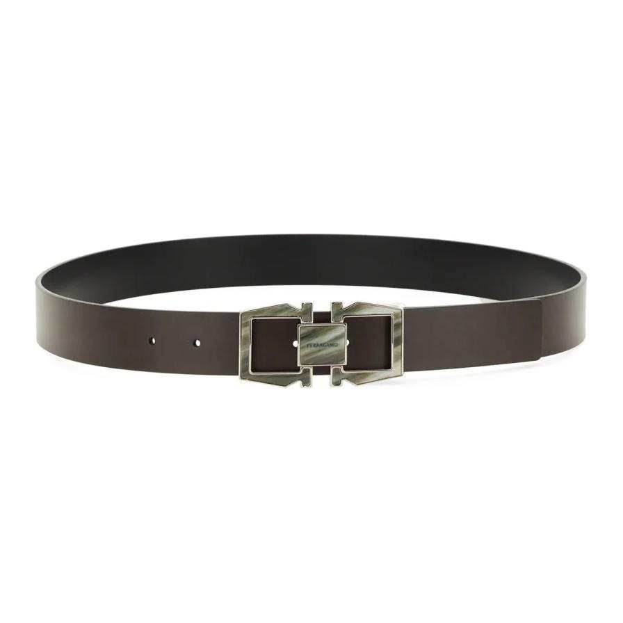 Ferragamo Ferragamo Logo Detailed Buckle Belt