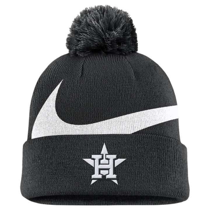Nike Nike Houston Astros Peak Men's Nike Mlb Cuffed Pom Beanie